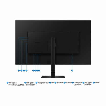 Samsung S80UD 37 Inch VA Monitor, 4K Ultra HD, 60Hz, LS37D800UAUXXU