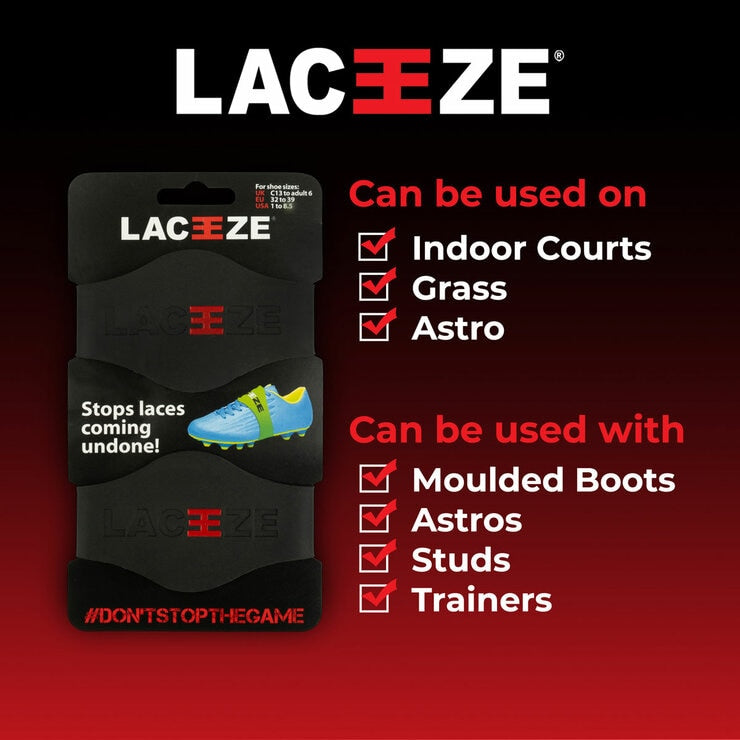 Laceeze Original Bands 4 Pack in Black and Translucent