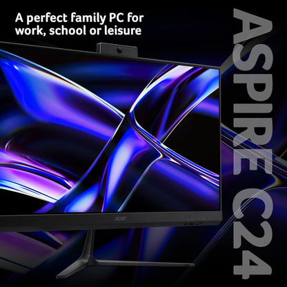 Acer C24-B 24 Inch All in One Desktop PC, AMD Ryzen AI 5, 16GB 1TB, DQ.BTGEK.001