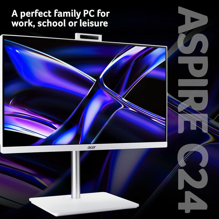 Acer C24-A 24 Inch All in One Desktop PC, Intel Core 5, 16GB RAM, 1TB SSD
