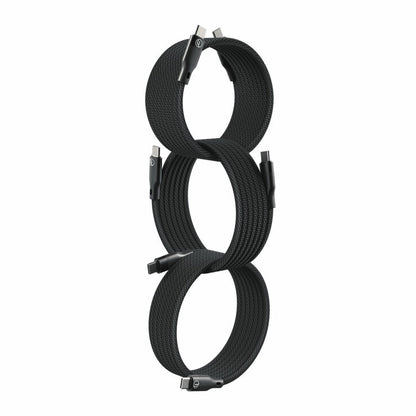 LoopLoop 240W USB-C Cables (3 Pack) Black