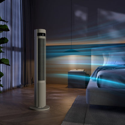 Duux Elevate Tower Fan in Stone, DXTF01UK