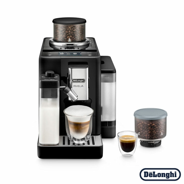 De'Longhi EXAM450.55.B Rivelia Bean-to-Cup Coffee Machine in Black