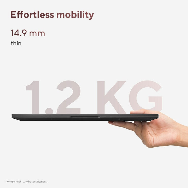 ASUS Zenbook 14 Inch Laptop, OLED Screen, AMD Ryzen AI 7, 16GB, 1TB, AMD Radeon