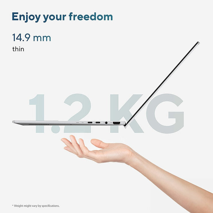 ASUS Zenbook 14 Inch OLED Laptop, Intel Core Ultra 5, 16GB RAM, 512GB SSD