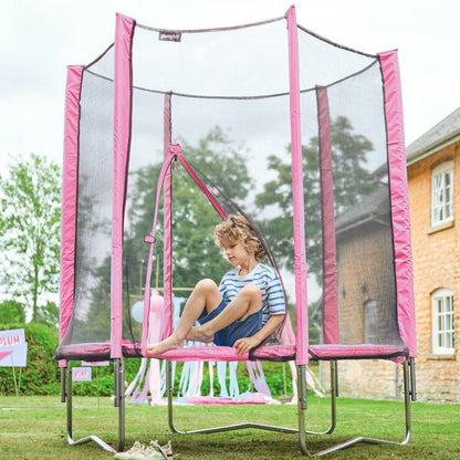 Plum 6ft Springsafe Trampoline in Pink