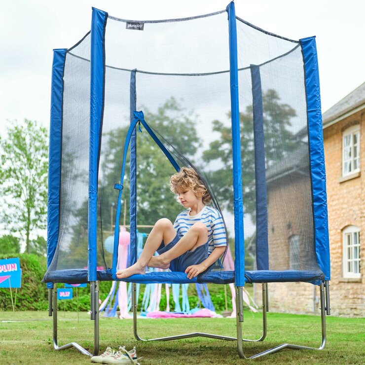 Plum 6ft Springsafe Trampoline in Blue