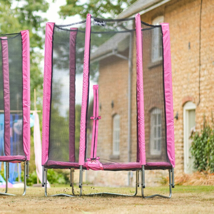 Plum 4ft Springsafe Trampoline in Pink