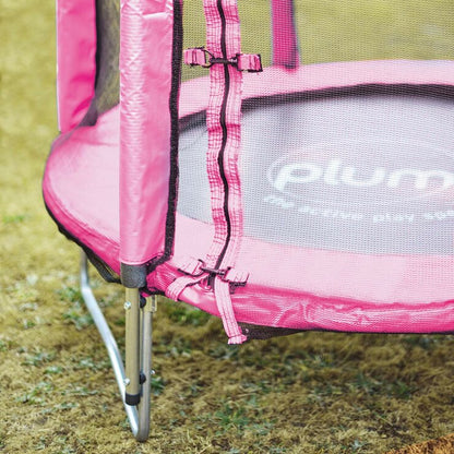 Plum 4ft Springsafe Trampoline in Pink