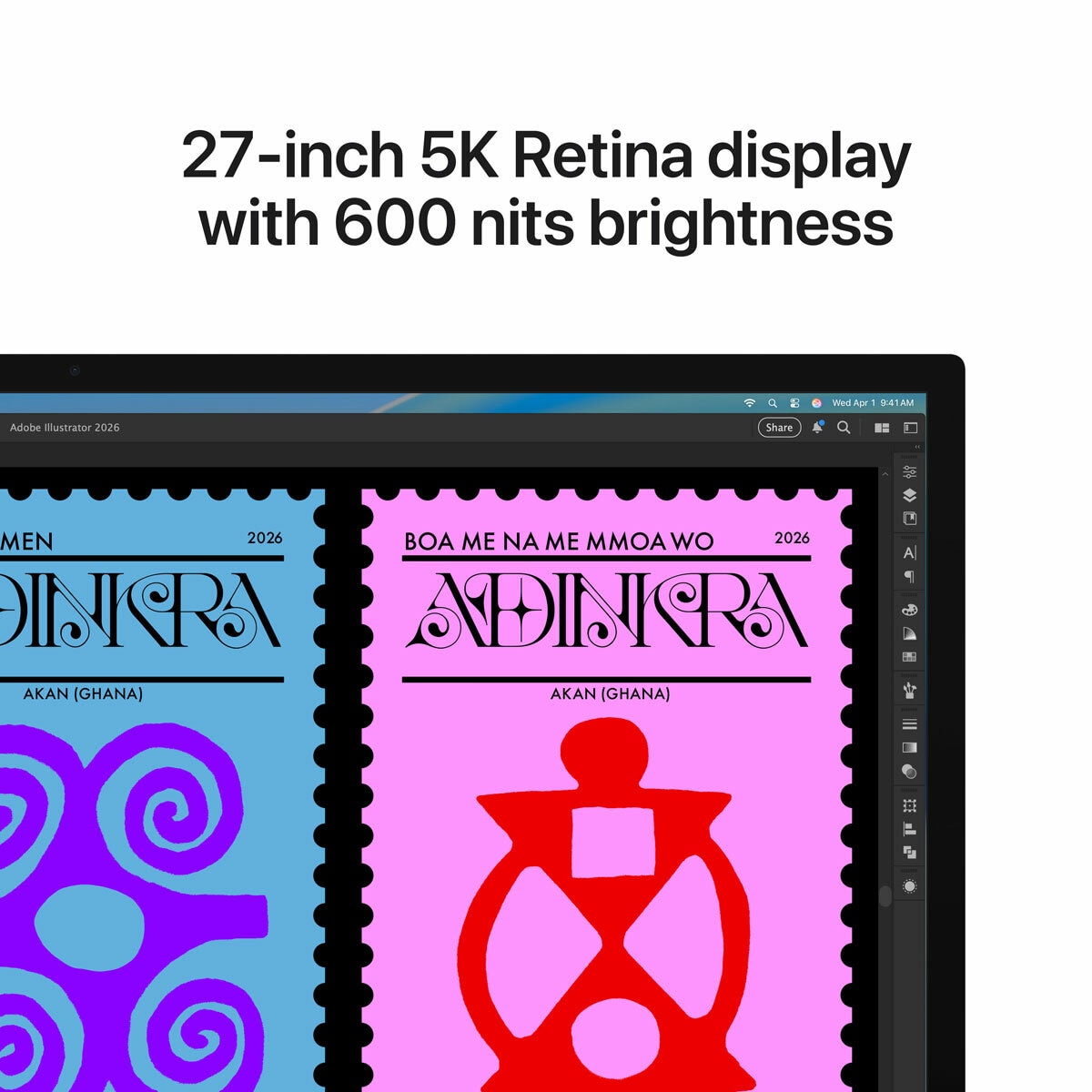 Apple Studio Display 27 Inch Retina 5K Monitor Nano-texture Glass VESA, No Stand