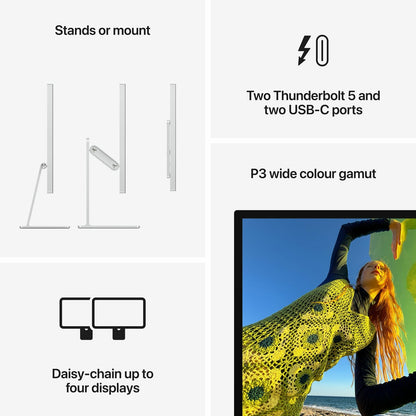 Apple Studio Display 27 Inch Retina 5K Monitor Nano-texture Glass VESA, No Stand