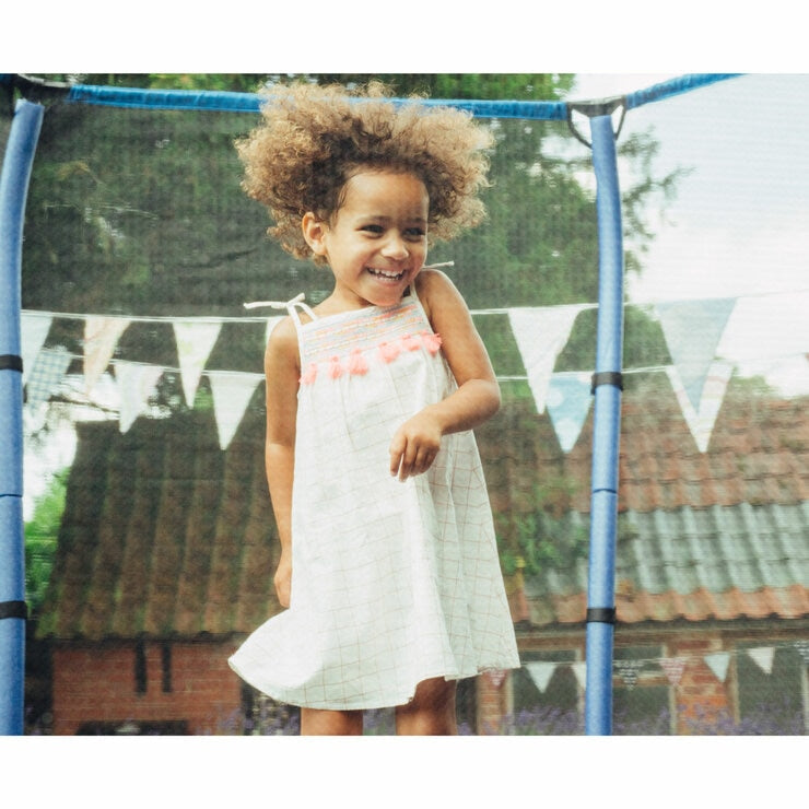 Plum Shapes 7ft Springsafe Trampoline in Blue