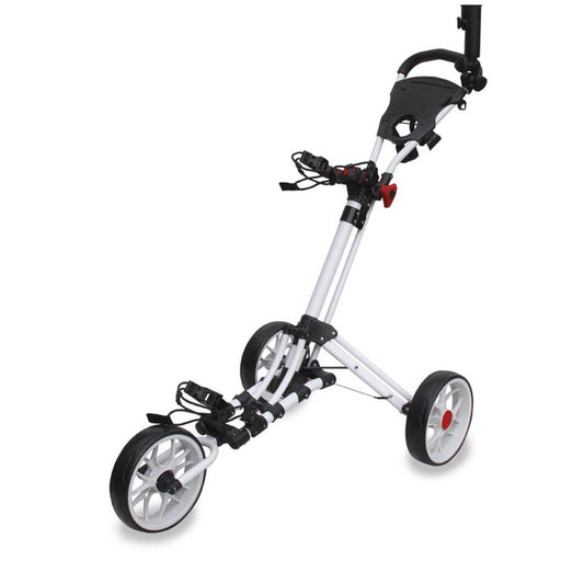 Eze Glide Smart Fold 3-Wheel Golf Trolley In White