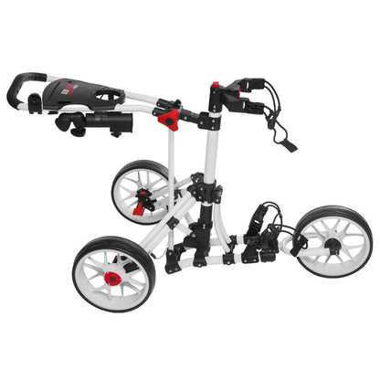 Eze Glide Smart Fold 3-Wheel Golf Trolley In White
