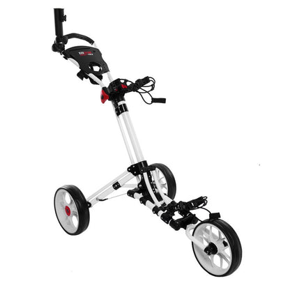 Eze Glide Smart Fold 3-Wheel Golf Trolley In White