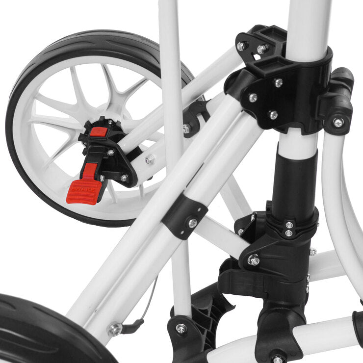 Eze Glide Smart Fold 3-Wheel Golf Trolley In White
