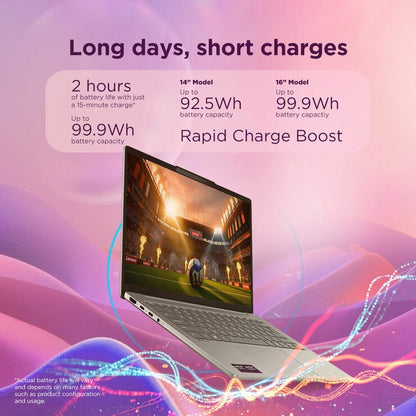 Lenovo IdeaPad Slim 5 16 Inch OLED Copilot+ Laptop, AMD Ryzen AI 7, 16GB, 512GB
