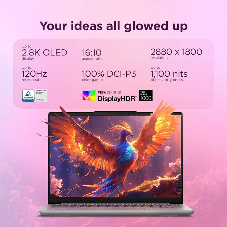 Lenovo IdeaPad Pro 5 14 Inch OLED Copilot+ Laptop, AMD Ryzen AI 7, 32GB, 1TB SSD