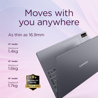 Lenovo IdeaPad Slim 3 14 Inch Laptop, AMD Ryzen 5, 16GB RAM, 512GB SSD