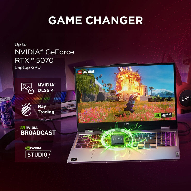 Lenovo LOQ 15.6 Inch Gaming Laptop, AMD Ryzen 7, 32GB RAM, 1TB SSD, RTX 5060