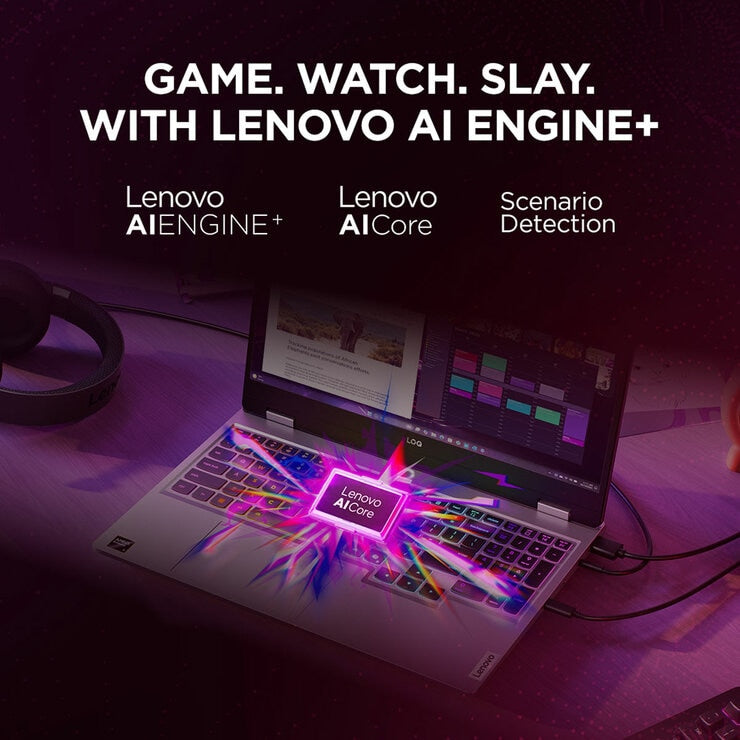 Lenovo LOQ 15.6 Inch Gaming Laptop, AMD Ryzen 7, 32GB RAM, 1TB SSD, RTX 5060