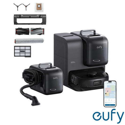 Eufy E28 Omni Robot Vacuum in Black