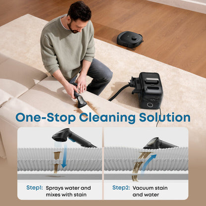 Eufy E28 Omni Robot Vacuum in Black