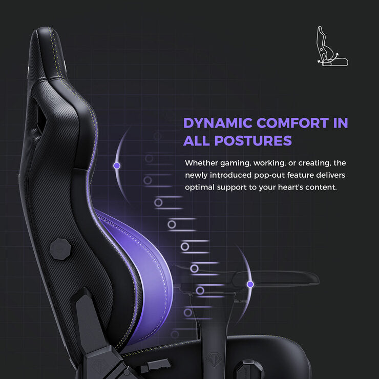 anda seaT Kaiser Series 4 Large Gaming Chair, Grey Fabric
