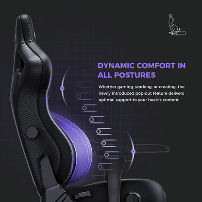 anda seaT Kaiser Series 4 Large Gaming Chair, Grey Fabric