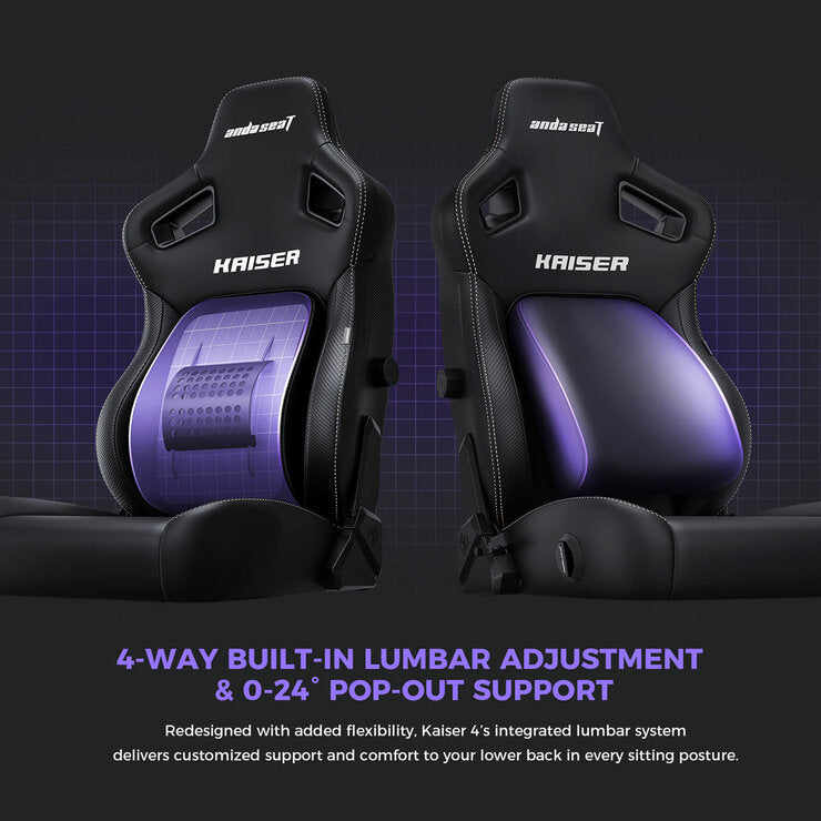 anda seaT Kaiser 4 Series Extra Large Gaming Chair, Black