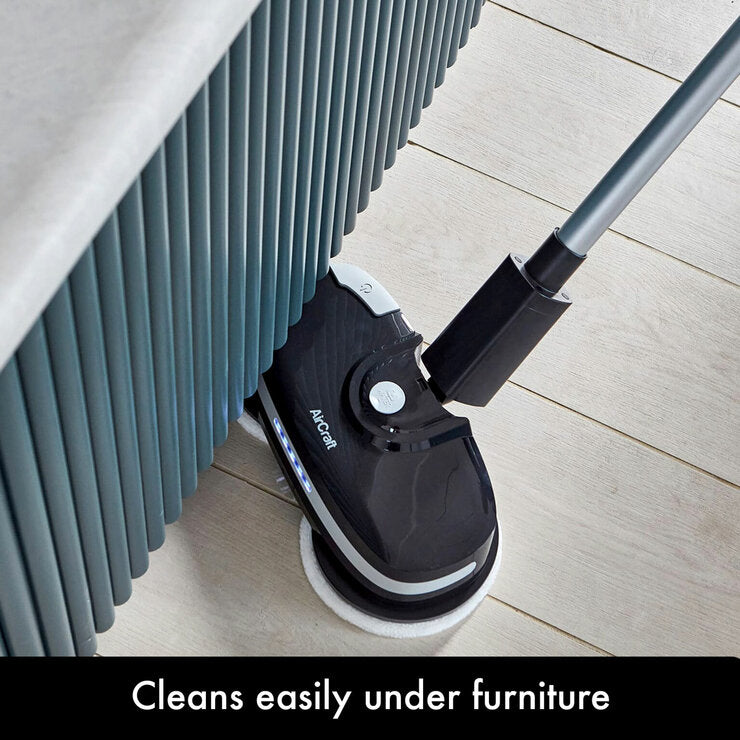AirCraft PowerGlide Cordless Hard Floor Cleaner & Polisher Black + Extra Pads