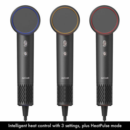 AirCraft Airmotion High Speed Ionic Hair Dryer With Heat Control in Grey