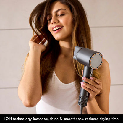 AirCraft Airmotion High Speed Ionic Hair Dryer With Heat Control in Grey