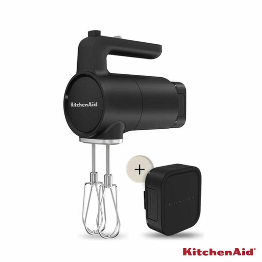KitchenAid Go Cordless Hand Mixer With Battery in Black - 5KHMR762BM
