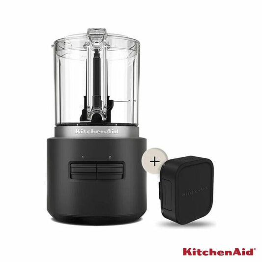KitchenAid Go Cordless Food Chopper With Battery in Black - 5KFCR531BM