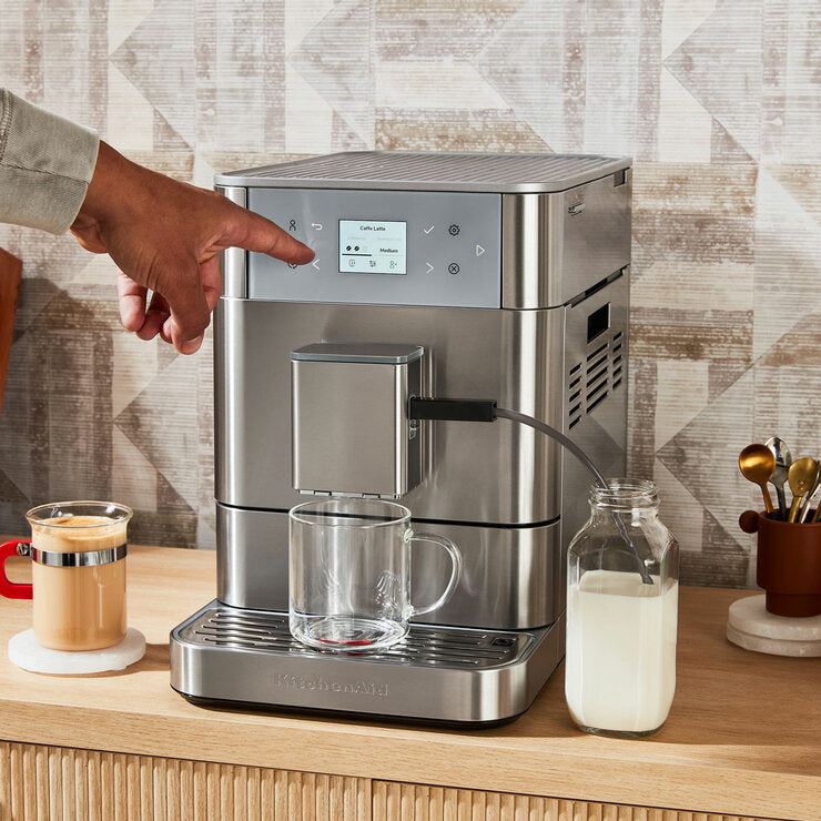 KitchenAid Fully Automatic KF6 Espresso Coffee Machine in Stainless Steel