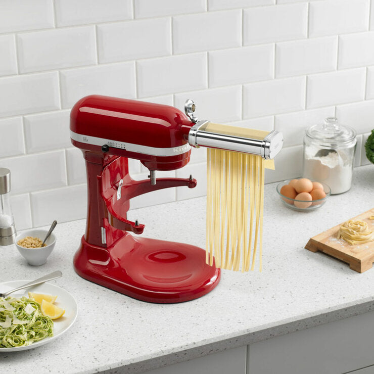 KitchenAid Pasta Cutters & Roller 3 Piece Set in Silver 5KSMPRA