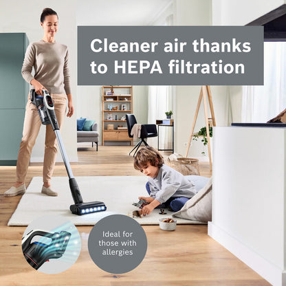Bosch BBS931WGB Unlimited 9 Cordless Vacuum Cleaner in White