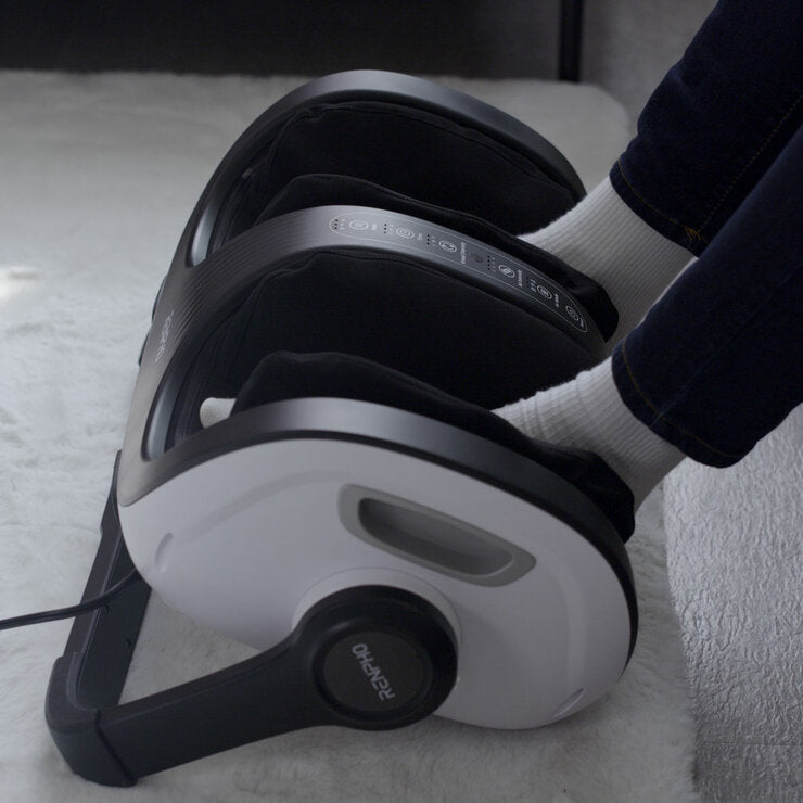 Renpho 2 in 1 Foot & Calf Massager in White PUK-R-D001R-WH