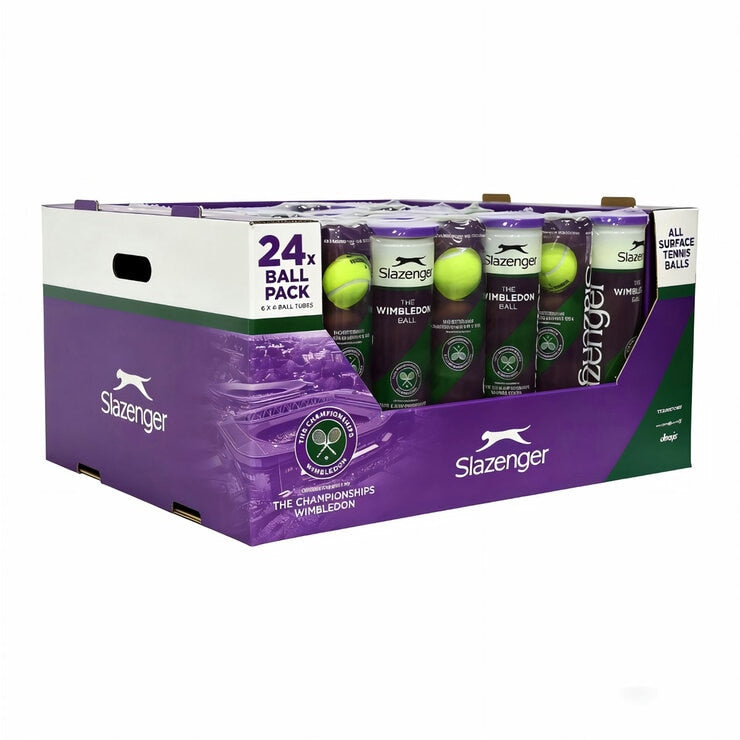 Slazenger Official Wimbledon Tennis Championship Ball - 24 Pack