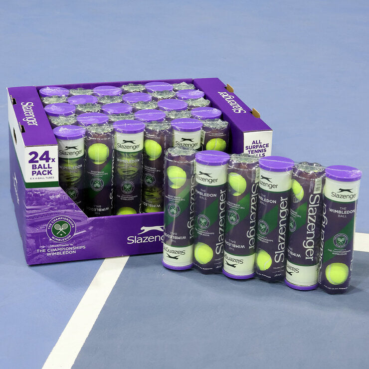 Slazenger Official Wimbledon Tennis Championship Ball - 24 Pack