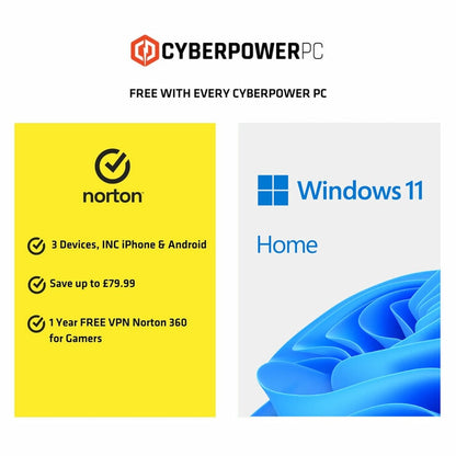 CyberPower Gaming Desktop PC, AMD Ryzen 9, 32GB RAM, 1TB SSD, NVIDIA GF RTX 5080