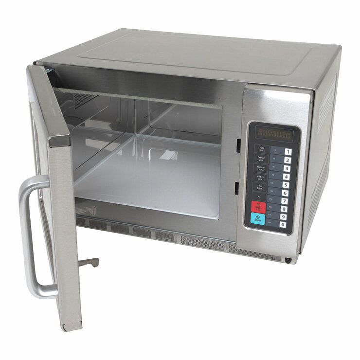 Contender MIC001 34L 1800W Programmable Commercial Microwave Oven in Silver