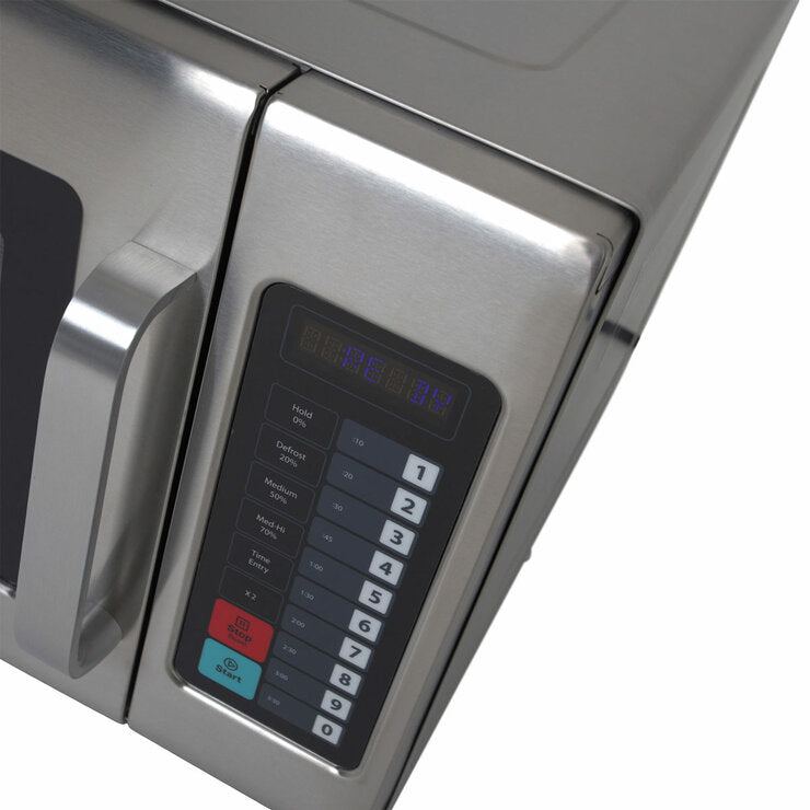 Contender MIC001 34L 1800W Programmable Commercial Microwave Oven in Silver
