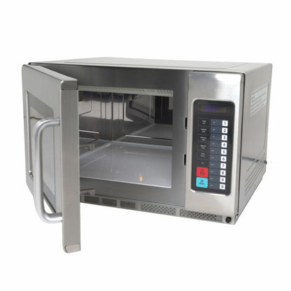 Contender MIC001 34L 1800W Programmable Commercial Microwave Oven in Silver