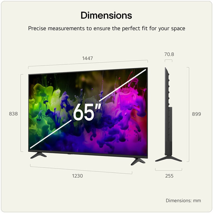 LG 65QNED7EB3C 65 Inch QNED Mini LED 4K Ultra HD Smart TV