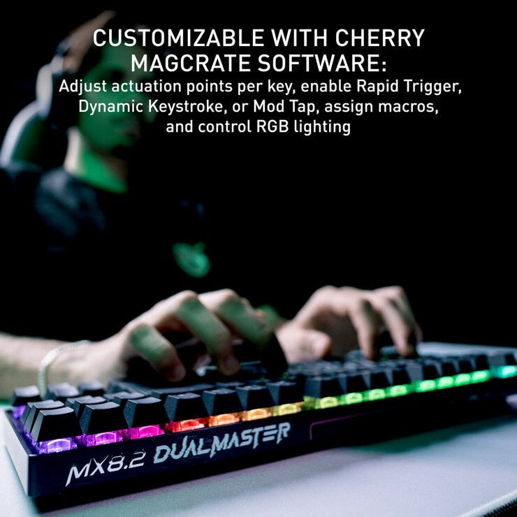 Cherry XTRFY MX 8.2 Pro TMR Gaming Keyboard in Black