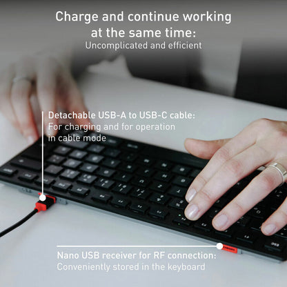 Cherry KW 9200 Mini Wireless Keyboard with Pouch
