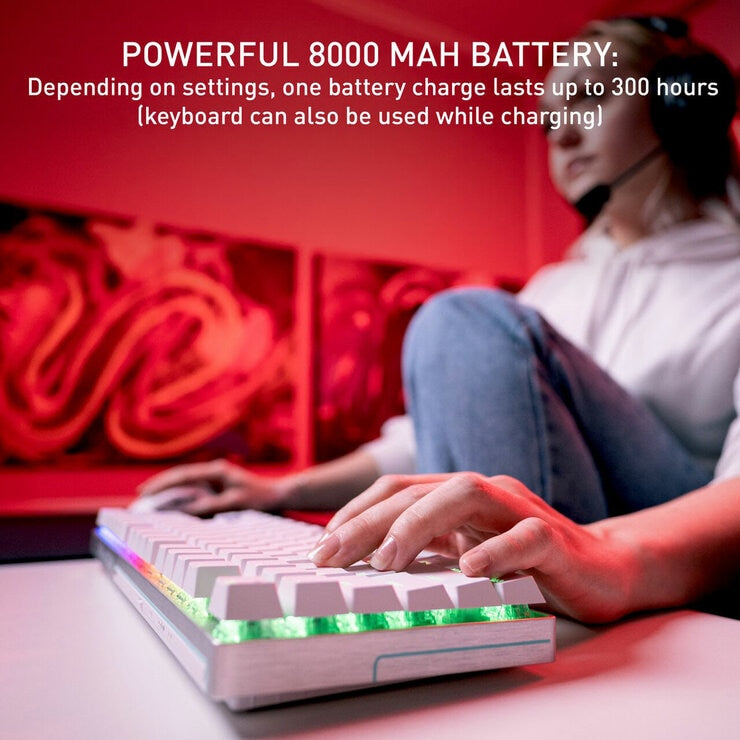 Cherry XTRFY MX 8.2 Pro TMR Gaming Keyboard in White