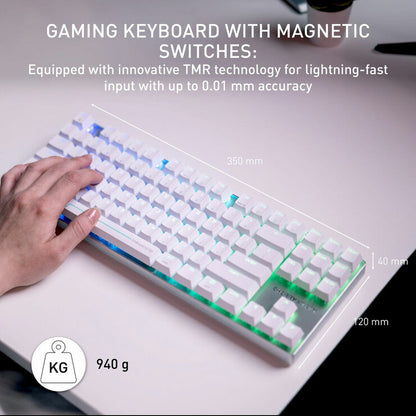 Cherry XTRFY MX 8.2 Pro TMR Gaming Keyboard in White